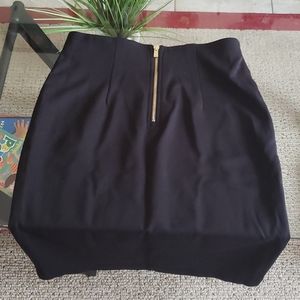 Black formal pencil skirt